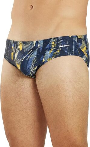 Sporti Men's Swim Briefs - Graphic Design Swimming Training Suit - Men's Athletic Swimwear Briefs for Racing & Lap Swimming in Saudi Arabia