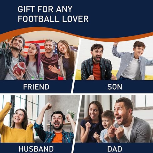 Sport Blanket 60" X 50" Cozy Soft Flannel Throw Blankets Lightweight Warm Style Merch Gear Football Blanket Gifts For Men Women Boys KidsORANGE in Saudi Arabia