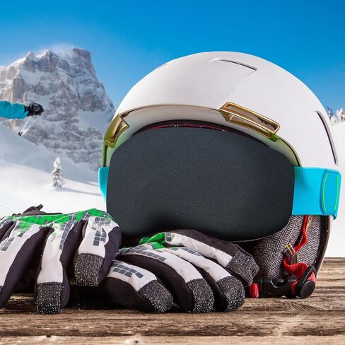 4 Pieces Ski Snowboard Goggle Cover Sleeve, Goggle Cover Microfiber Protective Lens Scratch Dust Protection for Travel Apres in Saudi Arabia
