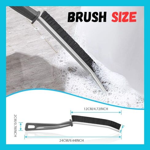 7Pcs Crevice Cleaning Brush, Multifunctional Cleaning Brush Scrub Brush,Toilet Brush,Used in Narrow Corner Tight Spaces,Hard Bristle Grout Brush for Window,Kitchen,Bathroom,Faucets in Saudi Arabia