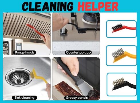 7Pcs Crevice Cleaning Brush, Multifunctional Cleaning Brush Scrub Brush,Toilet Brush,Used in Narrow Corner Tight Spaces,Hard Bristle Grout Brush for Window,Kitchen,Bathroom,Faucets in Saudi Arabia
