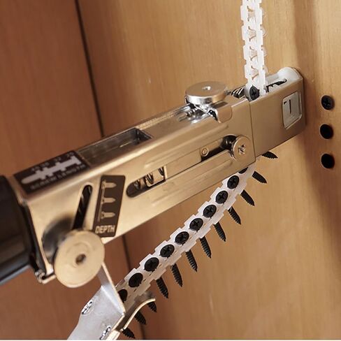 Screw Drill Chain Adapter for Power Drill Gun, Automatic Screw Spike Chain Drill Screw Chain Adapter, Automatic Chain Nail Gun Kit for Electric Drill Attachment Electric Drill Woodworking Tool in Saudi Arabia