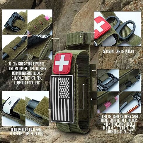 Upgrade 1000D Laser Cut Molle Tourniquet Holder, Heavy Duty Tactical Molle Tourniquet Pouch Holder in Saudi Arabia