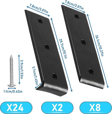 Boat Trailer Slides White&Black in Kuwait