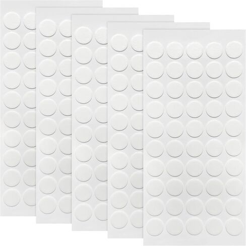 250 قطعة من النقاط اللاصقة ذات الوجهين، نقاط أكريليك شفافة مقاس 0.4 بوصة مع غراء قوي. قابلة للإزالة ولا تترك أثرًا ومقاومة للماء. مناسبة للفصول الدراسية والمكتب والحرف اليدوية in Kuwait