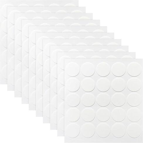 250 قطعة من النقاط اللاصقة مزدوجة الجوانب، نقاط أكريليك شفافة مقاس 0.8 بوصة مع غراء قوي. قابلة للإزالة ولا تترك أثرًا ومقاومة للماء. مناسبة للفصول الدراسية والمكتب والحرف اليدوية in Kuwait