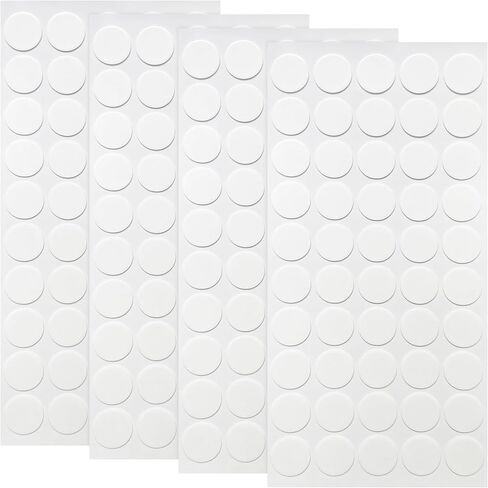 200 قطعة من النقاط اللاصقة ذات الوجهين، نقاط أكريليك شفافة مقاس 0.6 بوصة مع غراء قوي. قابلة للإزالة ولا تترك أثرًا ومقاومة للماء. مناسبة للفصول الدراسية والمكتب والحرف اليدوية in Kuwait