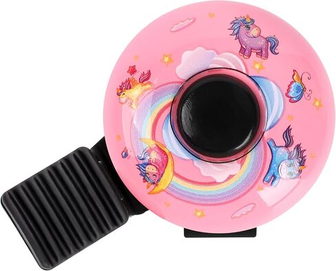 Kid Bike Bell - Bicycle Bell for Kids Boys Girls Adults | 120db Classic Mini Loud Bike Ring - Cool Bike Bell Design with Crisp Clear Sound for MTB,BMX,City Bike,Scooter -Kid Bike Accessories in Saudi Arabia