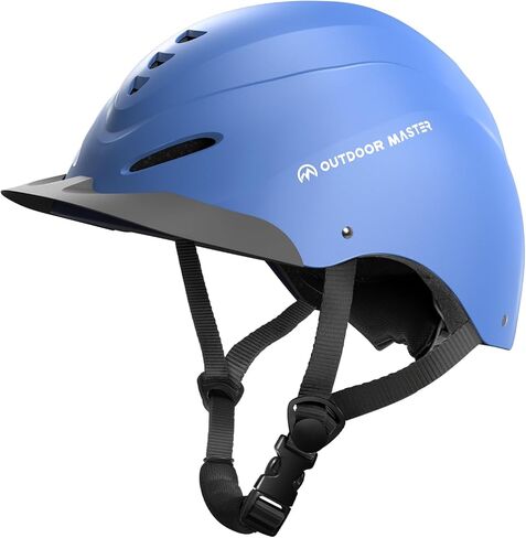 OutdoorMaster Equestrian Helmet, Horse Riding Helmet with Sun Visor and Excellent Ventilation, Adjustable Safe Helmet for Men, Women & Youth in Saudi Arabia