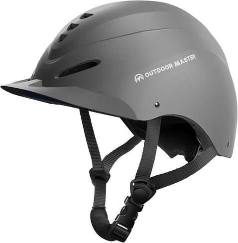 OutdoorMaster Equestrian Helmet, Horse Riding Helmet with Sun Visor and Excellent Ventilation, Adjustable Safe Helmet for Men, Women & Youth in Saudi Arabia