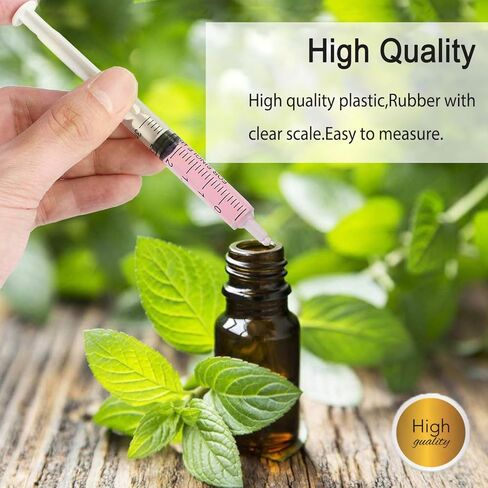 1 ml Syringe Without Needle, Syringe for Liquid with Cap, Oral, Scientific Labs, Measurement, Pack of 50 in Kuwait