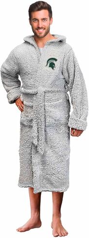 NORTHWEST NCAA Adult Plush Hooded Robe with Pockets - 100% Polyester Sherpa Blend - Machine Washable - Relaxation & Style in Saudi Arabia