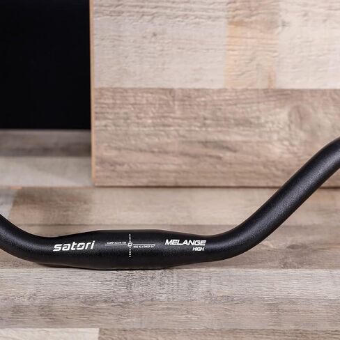 SATORI MELANGE HIGH الرحلات والرحلات دراجة دراجة سبائك الألومنيوم اجتاحت المقود الخلفي المسطح 31.8 مم × 630 مم - ارتفاع 92 مم - اكتساح 54 درجة in Kuwait