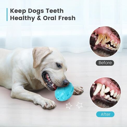 Squeaky Christmas Dog Toys Gift - Interactive Squeaky Interactive Dog Toys Ball for Boredom in Saudi Arabia