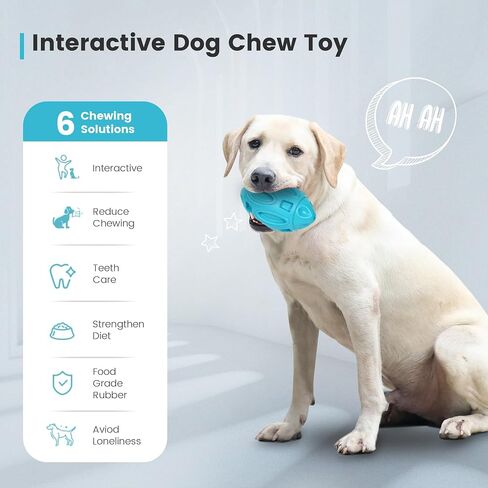 Squeaky Christmas Dog Toys Gift - Interactive Squeaky Interactive Dog Toys Ball for Boredom in Saudi Arabia