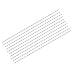 DMiotech 20 Pcs Aluminum Rods,1/8" Dia 16" Long Solid Round Rod 6061 Extruded Lathe Bar Stock Aluminum Metal Rods for DIY Craft Model Plane Ship Car