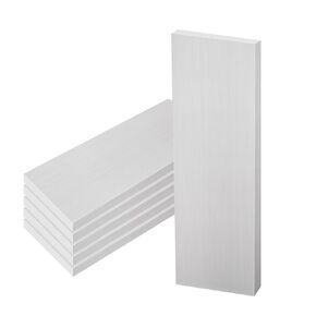 6Pcs 12 x 2 x 0.24(1/4) Inch Square Aluminum Flat Bar, 6061 Aluminum Bars Aluminum Flat Plate, 300 x 50 x 6 mm Square Aluminum Bar, T6511 Solid New Mill Stock