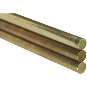 K & S Precision Metals 8158 3PK.114.081.072" BRS Rod