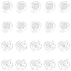 20PCS 15 Degree Light Emitting Diode Beads Spot Lens Diameter 13mm Transparent Mirror Convex Lens for Infrared Dome Camera Infrared Surveillance