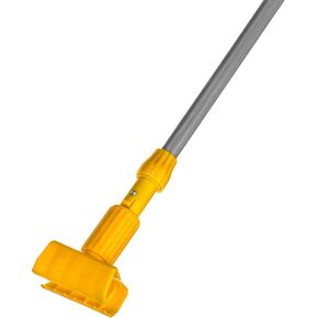 مقبض ممسحة حديد تجاري من جبال الألب لتنظيف الأرضيات - عصا تنظيف احترافية سريعة التغيير أو رأس ممسحة بديلة مع مقبض معدني (مشبك فك من الألياف الزجاجية) in Kuwait