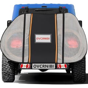 Bike Cover for Transport on Rack,Waterproof Tear Resistant Outdoor Cover for 1 Bike with Visible Tail Lights,74 ''L x 8''W x 50''H