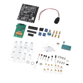 Transistor Tester DIY Kit DC 6.8‑12V with PWM Color Screen, Volt Frequency Meter for NPN PNP Transistors, Field Effect Transistors, Diodes