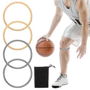 4Pcs Patellar Tendon Support Strap, Knee Pain Relief & Patella Stabilizer Knee Strap Brace Support, for Hiking Soccer Basketball Running Jumpers Knee Tennis Volleyball & Squats(Regular)