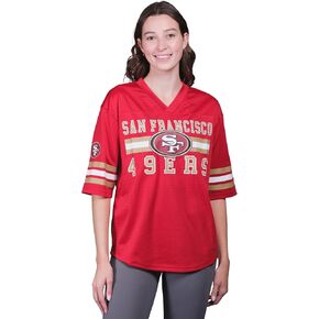 Ultra Game Women's NFL Official Soft Mesh Vintage Gameday Shirt