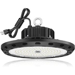 LED High Bay Light 150W 22,500lm 0-10V Dimmable Eqv.600W MH/HPS,High Bay LED Lights 5000K,UFO Light for Shop Warehouse Factory