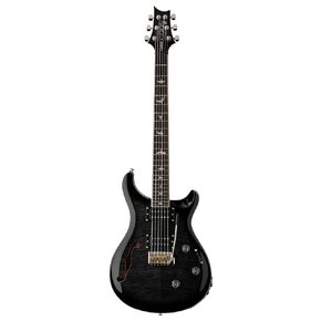 PRS SE Custom 24 Semi-Hollow Piezo, Charcoal Burst