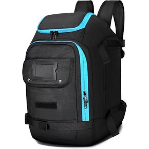 Geestock Ski Boot Bag, 50L Ski and Snowboard Boot Travel Backpack Waterproof Large Duffle Travel Bag for Ski Helmet, Skis, Snowboard & Accessories