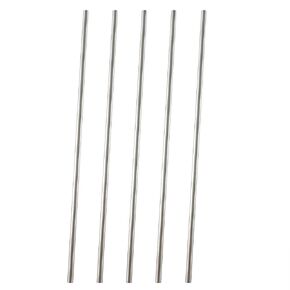 5pcs Stainless Steel Rods 2.5mm x 300mm, Solid Stainless Steel Round Bars Metal Rods for DIY Craft Car Helicopter Airplane Model