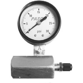 Pasco 1420 60-Pound Gas Test Gauge Assembly