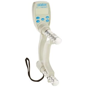 Jamar Smart Hand Dynamometer, Digital Lightweight Max Force Indicator to Measure Hand & Grip Strength, Cordless Device with Wireless Connection to Mobile App, Easy Squeeze Adjustable Evaluation Tool
