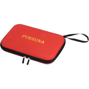 PATIKIL Table Tennis Racket Case, Ping Pong Paddle Case Hard Cover Container Bag Square for Sports Accessories