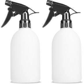 Empty Spray Bottles 16oz/500ml HDPE Plastic Spray Bottle no Leak Mist Stream Empty Spray Bottle for Cleaning Solutions, Plant, Bleach, Vinegar, Alcohol