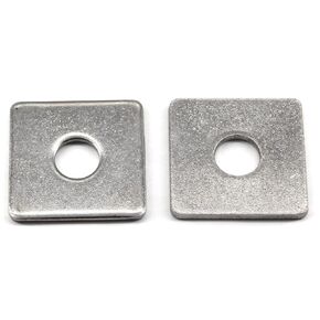(100 Pieces) M3x10x10x1mm Square Washer 304 Stainless Steel Flat Pad Gasket Square Plate Fastener