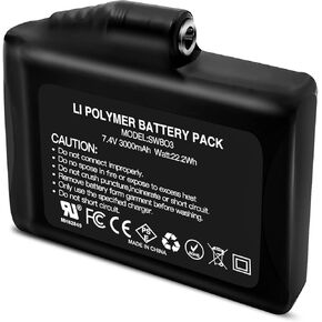 Battery for Heated Gloves Rechargeable 3000MAH Battery for Portable Heating Gloves Winter Heated Underwear Long John Set Heated Shirt（1PCS）