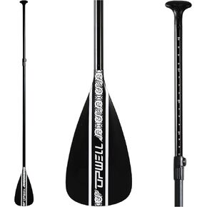 UPWELL Paddle Board Paddle Accessories - Paddle Board Paddles Adjustable Sup Paddle Kayak Inflatable Stand Up Paddle Board Paddle Black