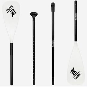 Surf Paddleboard SUP Paddleboard Paddle Removable Single and Double Head Dual Purpose Paddle Inflatable Kayak Aluminium PP Blade