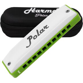 Polar Diatonic Melody Tuned Harmo Harmonica Key of LF - Special Tuning for Easy Melodies in Cross Harp, 2 Octaves Without Bends, Loud & Responsive with Smooth Edges - USA-Checked in Kuwait
