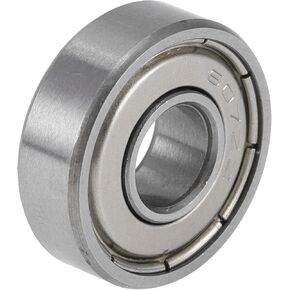 ACROPIX 607ZZ Deep Groove Ball Bearings Lubricated Bearings Double Metal Seal 7x19x6mm Silver Tone