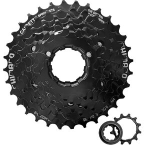 Bike Cassette 8 Speed Cassette Sprockets CS-HG200 12-32T Bike Sprocket for Mountain Bike Folding Bike Commuter Bike Speed Black