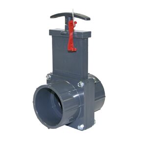 Valterra 8201X PVC Gate Valve, 63 mm Slip w/Gate Keeper, PVC
