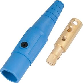 2/0-4/0 BLUE MALE PLUG 600V/400A 1P1W CAM-Style plug