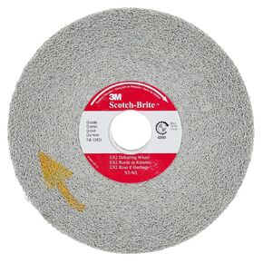 Scotch-Brite EXL Deburring Wheel - 9S Fine Grit Silicon Carbide - Metal Deburring, Finishing and Polishing Wheel - Convolute - 6" x 1" x 1"