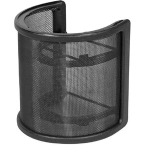 Rockville RockPop Curve Recording Mic Pop Filter Curved Mesh Windscreen in Black