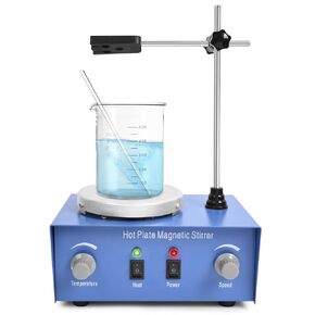 1000ml Magnetic Stirrer Hot Plate Magnetic Mixer Stir Plate Lab Stirrers 2400 RPM 100°C Stirring Bar