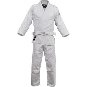 FUJI – Single Weave Judo Uniform – Judo Gi, White, 000