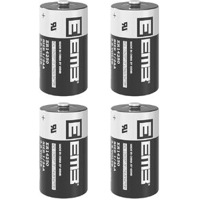 EEMB 20-Pack ER14250 1/2AA 3.6V Lithium Battery - Non-Rechargeable, Long-Life for Home Automation, Alarms, & More